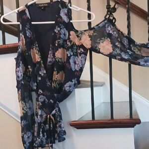 Yumi Kim Navy Blouse